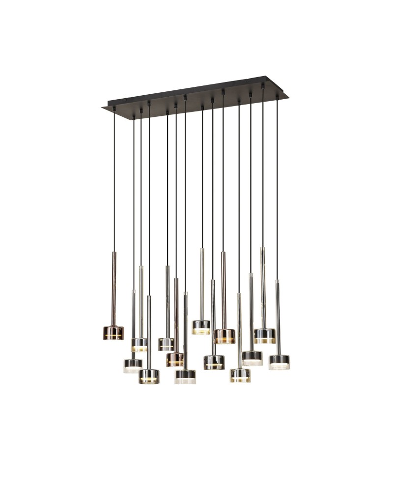 TONIC * COLGANTE 14L RECTANGULAR - GX53 - MULTICOLOR